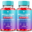 Apple Cider Vinegar Gummies Supplement – Daily Digestive Health & Gut Wellness Support for Women & Men – Vegan ACV Gummies with Apple Cider Vinegar – Non-GMO (2 Pack - 120 Gummies)
