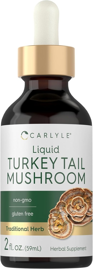 Carlyle Turkey Tail Mushroom Extract Liquid Tincture