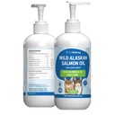 Pet Wellbeing Wild Alaskan Salmon Oil Cats - Omega-3 EPA & DHA Skin, Coat, Joint & Heart Health - NASC Certified & Vet-Formulated - 8oz Pump Bottle
