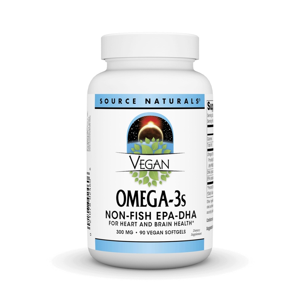 Source Naturals Vegan Omega 3s Epa-Dha* 300 mg - 90 Softgels