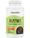 NaturalSlim Digestive Enzymes for Women & Men - Helpzymes Essential Enzymes for Digestion, Gut Health, Gas Bloating Relief with Bromelain, Ox Bile, Pancreatin. & Betaine HCL - 100 Capsules Solo