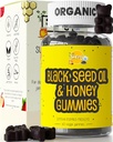 Siraj Organic Black Seed Oil Gummies w/Honey &15% Thymoquinone | Multivitamin for Immune Support, Stress Relief Gummy Vitamins | Turmeric, Apple Cider Vinegar, Multivitamin Gummies