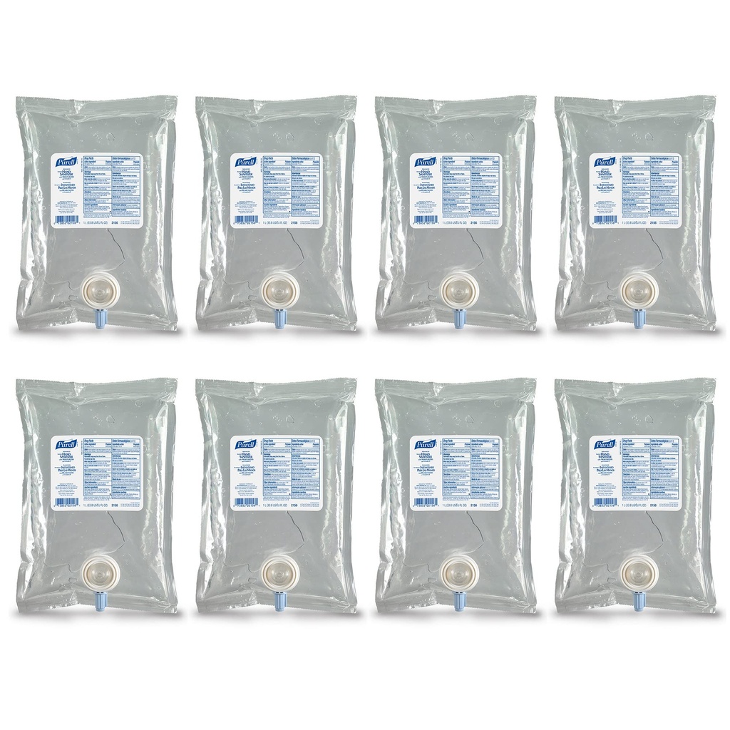 PURELL® Advanced Hand Sanitizer Gel Refill, 1000 mL Refill, Case of 8
