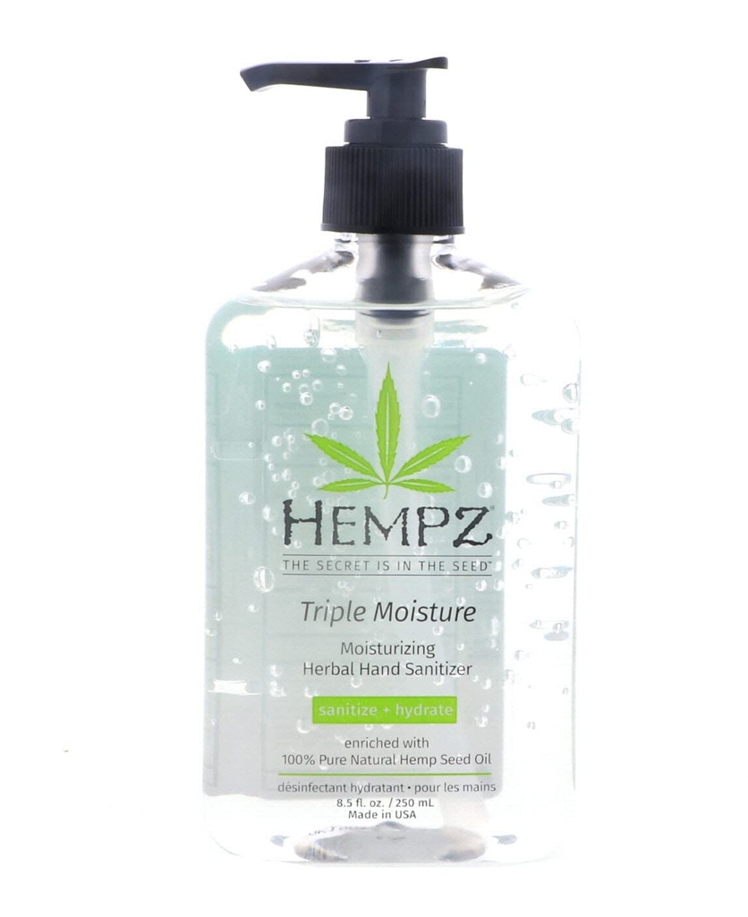Hempz Hempz triple moisture herbal moisturizing hand sanitizer, 8.5 ounce, 8.5 Ounce