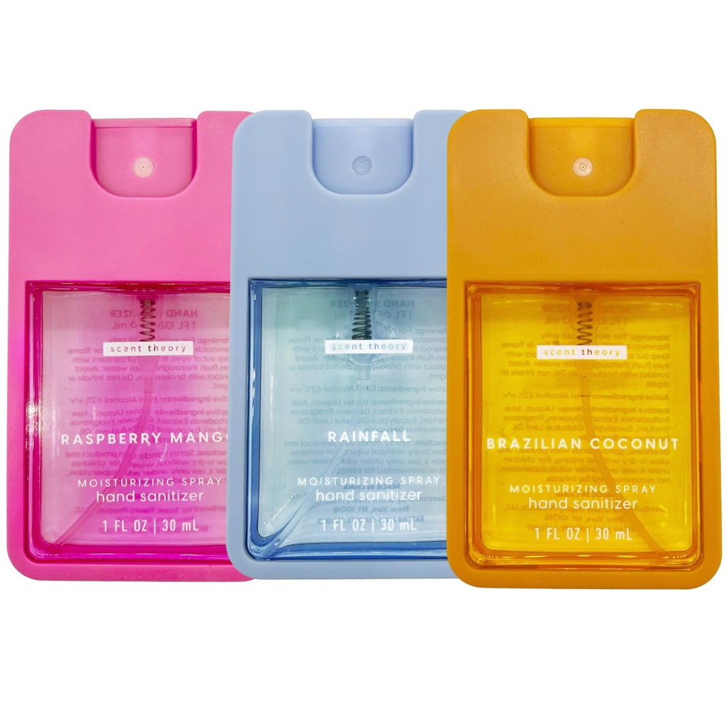 Scent Land Power Mist Hydrating Hand Sanitizer Spray | Summer Fun Trio, New 2025 (Spring Trio)