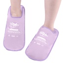 Hilph Foot Ice Pack Slippers for Plantar Fasciitis 2 Packs, Reusable Hot Cold Packs Gel Ice Slipper for Foot and Broken Toes, Gout, Foot Surgery, Neuropathy, Diabetic, Swollen, Purple