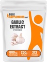BulkSupplements.com 마늘 추출물 분말 - 마늘 보충교재, 초본 보충교재, Allium Sativum - 초본 & 글루텐, 봉사 당 800mg, 250g (8.8 oz) (1의 포장)