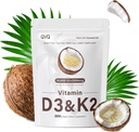 300 Pcs 2 in 1 Vitamin D3 10000 iu Plus K2 (MK-7) 200 mcg Virginia Coconut Oil Softgels with Vitamins D &apos; K Supports Calcium Absorption, Bone, Immune, &quot; Heart Health - easy to Swallow