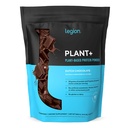 LEGION Plant+ Vegan Protein Powder, Chocolate - Rice and Pea, Plant Based Protein Blend. Gluten Free, GMO Free, Naturally Sweetened and Flavored, 40 Servings, (Chocolate)