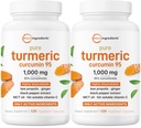 Micro Ingredients Pure Turmeric Curcumin Supplement 1,000mg – 95% Curcuminoids with Black Pepper & Ginger – High Absorption for Joint & Antioxidant Support* – Filler Free, 240 Veggie Capsules