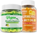 Organic Turmeric Gummies 1000mg z wegańską multiwitaminą dla kobiet