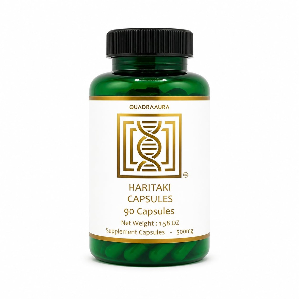 Haritaki - Pure Terminalia Chebula for Gut Health & Natural Detox - 90 Capsules