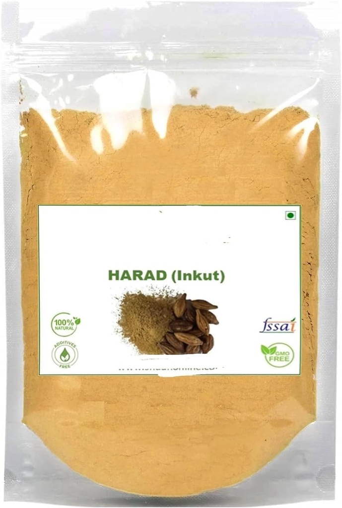 PB Haritaki, Inknut Powder, Haralu (100 Grams), Harar, Karakkaya, Kaudukai, Terminalia Chebula for Weight Loss, Digestion, Face, Dark Circles