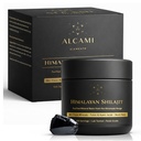 Alcami Premium Himalayan Shilajit Resin - High Potency Gold Grade Shilajit for Men & Women | 100 Servings | 85+ Trace Minerals | 75%+ Fulvic Acid | Lab Tested | 50 Grams | Spoon Included