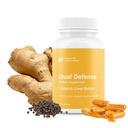 Green Life Dual Defense Joint & Liver Support Supplement, 60 Tablets, with Curcumin, Silymarin, Piperine, Narigin