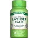 Nature's Truth Lavender Calm Softgels Oral Supplement | 50 Count | Non-Drowsy Herbal | Non-GMO & Gluten Free