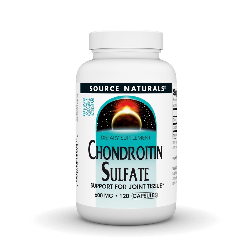 Source Naturals Chondroitin Sulfate, Support for Joint Tissue* - 600 mg, 120 Capsules