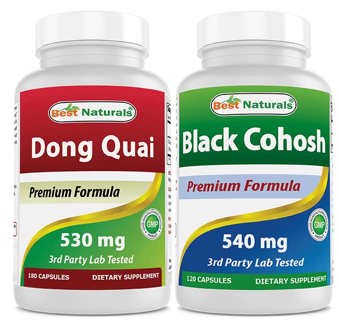 Best Naturals Dong Quai 530 mg & Vitex Chasteberry 400 mg