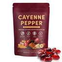 Cayenne Pepper 3000mg, 12-in-1 Herbal Supplement with D3, K2, Turmeric, Ginger, 240 Softgels, Gluten Free, Non-GMO for Digestive & Gut Support, Energy & Bone Health