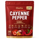 Cayenne Pepper Softgels - 12-in-1 Capsaicin Supplements, with Vitamin D3 & K2, Turmeric, Hawthorn, Beetroot, Black Pepper Extract, Vegan, Gluten-Free, Non-GMO, 240 Softgels (1PCS)