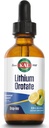 KAL Lithium Orotate Tropfen, Chelat | Stimmung & Entspannung Unterstützung | Natürliche Zitronen Lime Geschmack | 2oz, ca. 60 Serv.