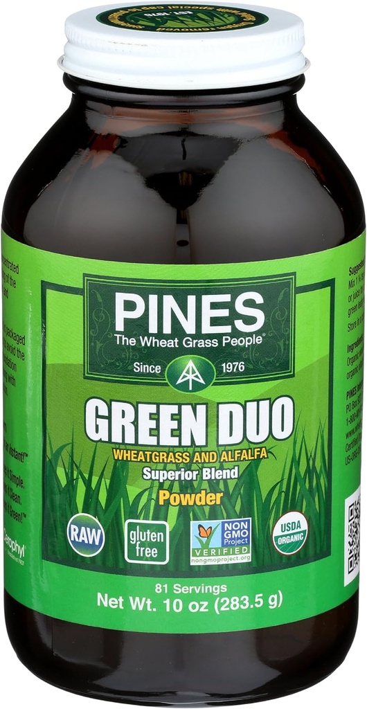 Pines Organic Wheat Trass, 500 Count Tablets