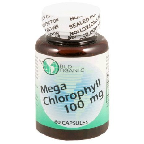 Mega Chlorophyll, 60 Caps, 100 MG by World Organics