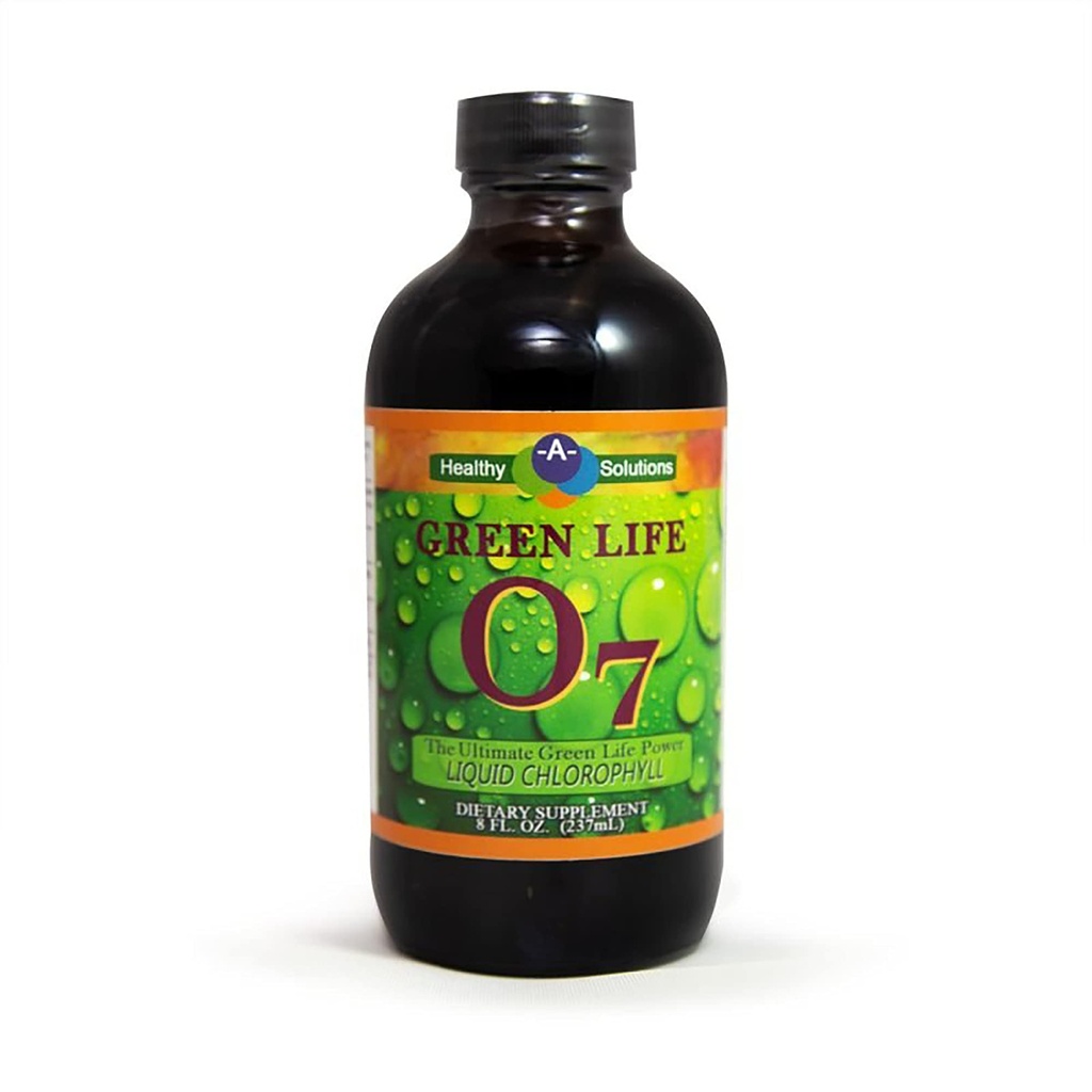 Greenlife 07 (Liquid Chlorophyll) - Green Energy - Deodorizing - Antioxidant - Strengthens Body Systems - 8 FL. OZ. (237 mL)
