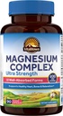 Vitalitown 10 in 1 Magnesium Complex Supplement - 400mg Elemental Magnesium Chelated with Glycinate, Citrate, Malate, Taurate & More - for Sleep Heart Energy - Non-GMO, Vegan, 90 Caps