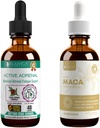 Rejuvia Health Active Adrenal + Active Maca - Dukung Energi + Stress - Liquid Deliquid for Better Absorpsi - Rhodiola, Maca, Holy Basil, Ashwagandha & More!