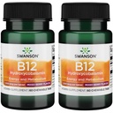 Swanson Supplemelts Sublingual Vitamin B-12 5 Milligrams 60 Tabs (2 Pack)