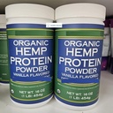 Trader Joe Organic Hemp Powder Vanilla Flavored 16oz 454g (Two Rolls)