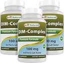 Best Naturals DIM Complex 100 mg 120 Capsules (120 Count (Pack of 3))