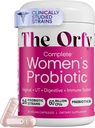 Complete Probiotics for Women - Vaginal, UT, Digestive & Immune Health - 60 Billion CFU, 16 Strains, Prebiotics and Probiotics for Women pH Balance Healthy Vaginal Odor - Once Daily