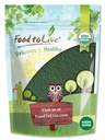 Food to Live - Organic Chlorella Powder, 8 Ounces — Non-GMO, Kosher, Raw Green Algae, Vegan Superfood, Bulk, Pure Vegan Green Protein, Great for Drinks, Broken Cell Wall