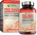 Vitamin Bounty Pro-Daily Probiotic - 10 Billion CFU Blend, Zinc & Vitamin C for Digestive Health, Immune Support Prebioitcs and Probiotics for Women and Men - 60 Capsules