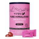 VIFSSG Shilajit Gummies, 3000 Mg Shilajit Pure Himalayan Organic with Ashwagandha, Turmeric Sugar-Free Gummies for Men and Women, Shilajit Supplement, Non-GMO Nature Shilajit for Energy, 60 Gummies