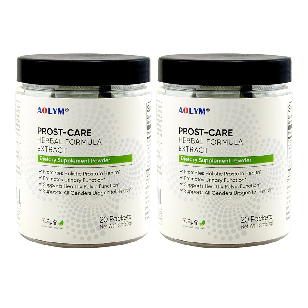 Prost-Care Multi Target Natural Bee Pollen Herbal Formula, Support Healthy Urinary Flow, Promote Pelvic Wellness, Prostate Supplements for Men Health, not Saw Palmetto (Pack of 2)