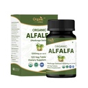 ORGANIC SPREE Alfalfa Tablets - USDA Organic Alfalfa Supplement, Supports Immunity, Daily Nutrition & Overall Wellness, 120 Tablets