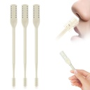 2-in-1 Nasal Hair Cutter, 2025 New Double Sided Nose Hair Knife, Portable Nostril Hair Remover Tool, 360° Rotating Nose Hair Trimmer with Ear Picker for Women and Men (Beige, 3 PCS)