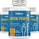 NuBest Grow Power - Kalorit - Vitamin D3, B6, sink, Fosforus və Güclü Bones üçün Multivitamin, Gənc üçün Ümumi Sağlamlıq 10+ / Paket 3