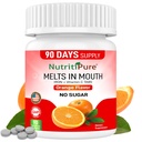 Chewable Iron Supplement for Women/Men(Carbonyl Iron 18 mg with Vitamin C 30 mg) Tablet in Orange Flavor 90 Count (1)