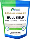Grassland Nutrition Organic Bull Kelp Crunch (Durvillaea potatorum) 3.5 OZ - Natural Iodine for Thyroid Support, sustainably Wild harvested, No GMOs and Vegan Friendly