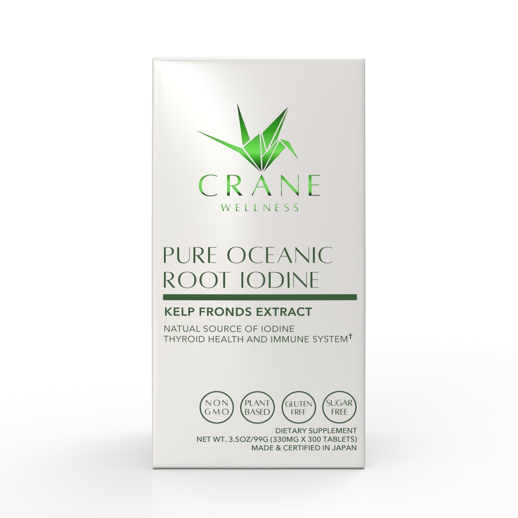PURE OCEANIC ROOT IODINE - Non-Gmo, Plant Based, Natural Minerals from Kelp