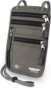 HERO Neck Wallet, RFID Blocking Passport Holder, Easy to Conceal Travel Pouch