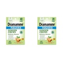 Dramamine Nausea Relief Ginger Chews, Lemon-Honey-Ginger, 40 Count and 20 Count