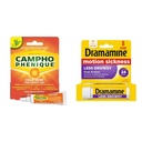 Campho-Phenique Cold Sore Treatment, 0.23 Oz and Dramamine Motion Sickness Relief Less Drowsey Formula, 8 Count