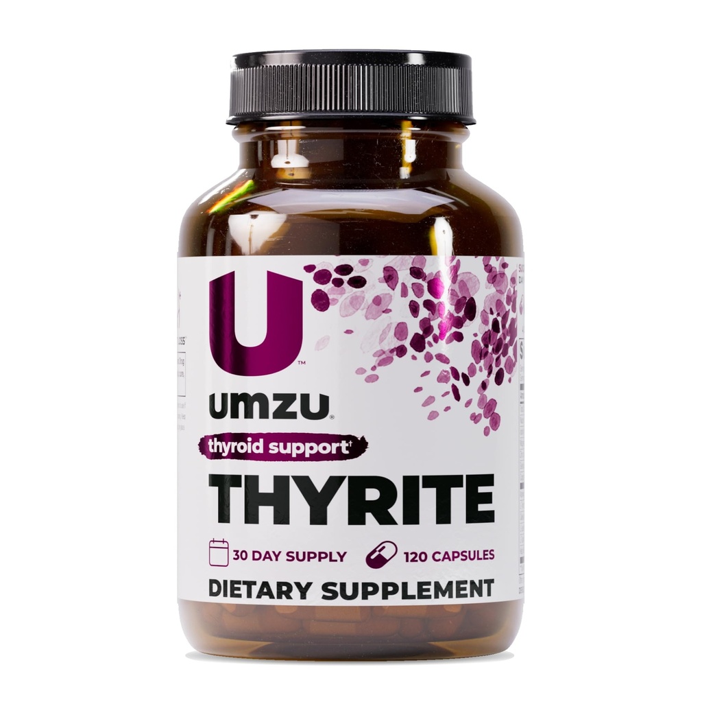 UMZU Thyrite Thyroid Support Supplement, 30 Day Supply ( | Magnesium, Zinc, Copper, Iodine, Selenium, Adaptogenic Herbs, Metabolism, Energy, Thyroid Function and Daily Wellness Support