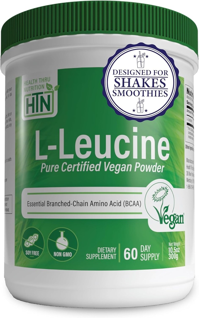 Health Thru Nutrition Pure L- Leucine Powder 300g