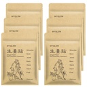 60pcs Ginger Patch Natural Herbal Hot Patches, Pain Relief for Neck, Shoulder,Back,Waist,Hand,Knee, Foot,Joint and Muscle,Long Lasting Relief